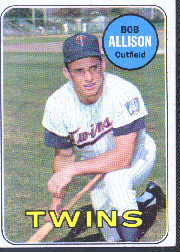 1969 Topps Baseball Cards      030      Bob Allison